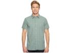 The North Face Short Sleeve Shadow Gingham Shirt (smoke Pine) Men's Short Sleeve Button Up