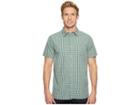 The North Face Short Sleeve Shadow Gingham Shirt (smoke Pine) Men's Short Sleeve Button Up