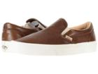 Vans Classic Slip-ontm ((lux Leather) Shaved Chocolate/porcini) Skate Shoes