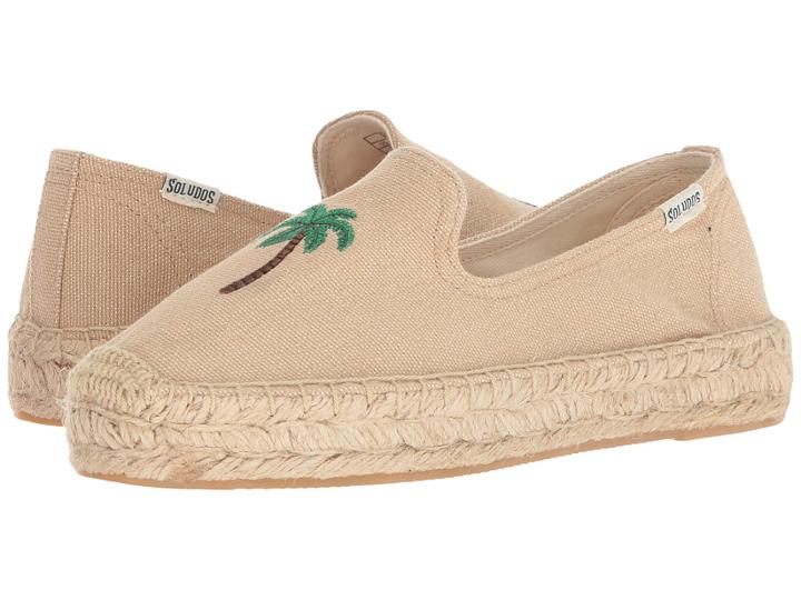 Soludos Palm Tree Smoking Slipper (safari) Women's Slippers