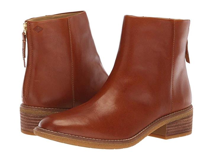 Sperry Maya Belle (tan) Women's Zip Boots