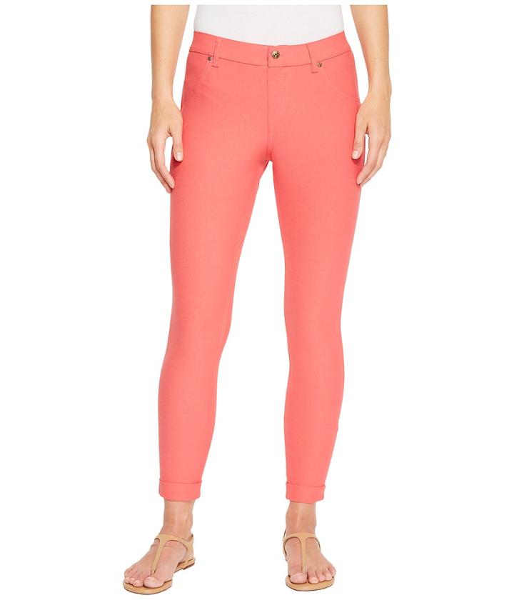 Hue Cuffed Essential Denim Skimmer (tart) Women's Casual Pants