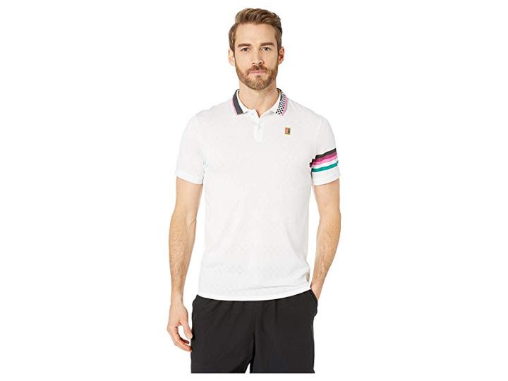 Nike Nikecourt Advantage Polo Mb Nt (white) Men's Clothing