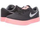 Nike Sb Kids Check Canvas (little Kid) (anthracite/vast Grey/cool Grey) Boys Shoes