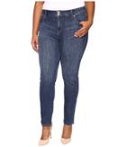 Lucky Brand Plus Size Emma Straight In Salty Water (salty Water) Women's Jeans