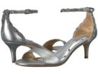 Badgley Mischka Yareli (silver Metallic Suede) Women's Shoes