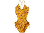 Splendid Littles Golden Girlie One-piece (big Kids) (butterscotch) Girl's Swimsuits One Piece