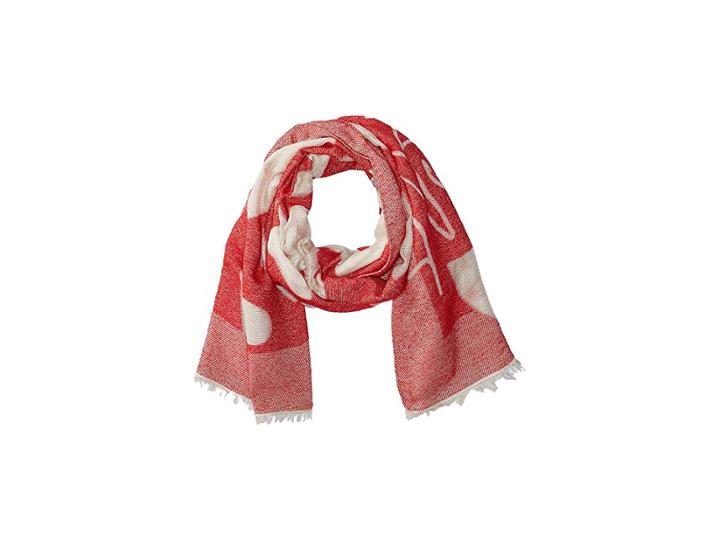 Vivienne Westwood Hearts And Geo Scarf (red) Scarves