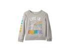 Peek Colorful Sweatshirt (toddler/little Kids/big Kids) (light Heather Grey) Girl's Sweatshirt