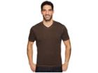 Robert Graham Traveler Tee (heather Brown) Men's Short Sleeve Pullover