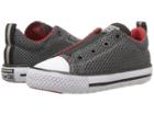 Converse Kids Chuck Taylor All Star Hyper Lite Ox (infant/toddler) (cool Grey/enamel Red/white) Girls Shoes