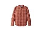 Columbia Kids Rapid Riverstm Long Sleeve Shirt (little Kids/big Kids) (canyon Gold Check) Boy's Long Sleeve Button Up