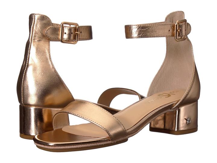 Yosi Samra Daniel (rose Gold Metallic Leather) Women's Shoes