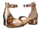 Yosi Samra Daniel (rose Gold Metallic Leather) Women's Shoes