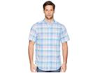 Vineyard Vines Lagoon Pond Plaid Short Sleeve Classic Murray Shirt (sea Urchin) Men's Clothing