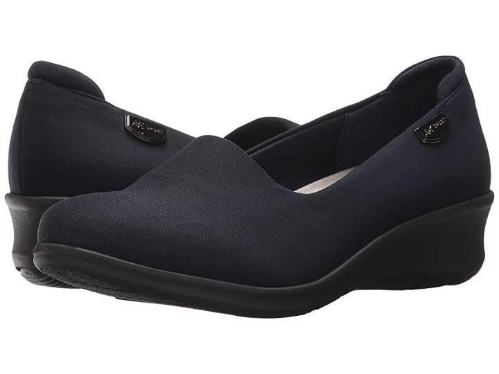 Anne Klein Sasha Flat (navy) Women's Shoes