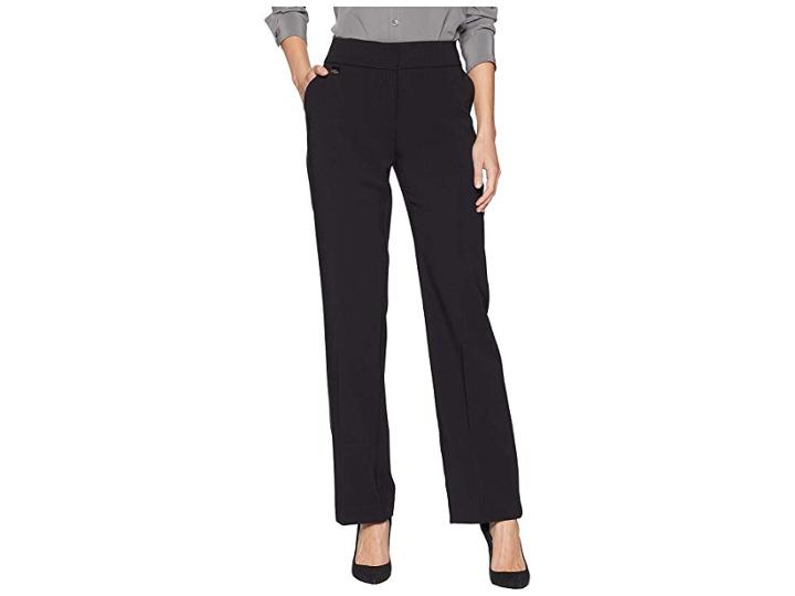 Lisette L Montreal Victoria Stretch Crepe Trouser Pants (black) Women's Casual Pants