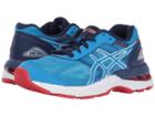 Asics Kids Gel-nimbus(r) 19 Gs (little Kid/big Kid) (blue/white/indigo Blue) Boys Shoes