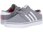 Adidas Skateboarding Seeley J (little Kid/big Kid) (grey/footwear White/scarlet) Skate Shoes