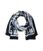 Calvin Klein Abstract Tropical Shadow Stripe Scarf (regatta) Scarves