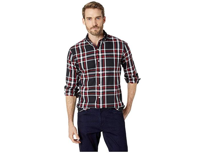 Chaps Easy Care-fashion (polo Black Multi 1) Men's Clothing