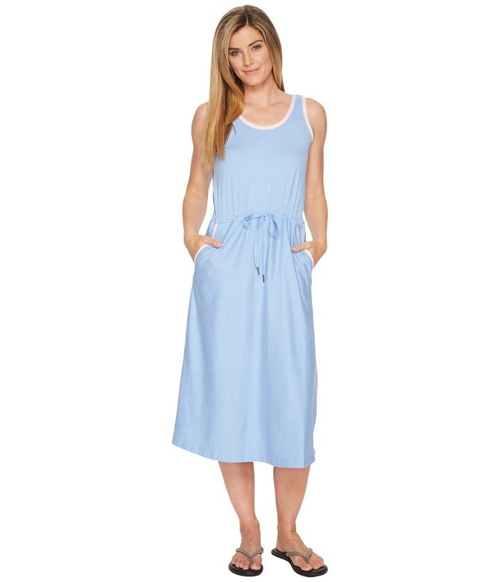Columbia Reel Relaxed Dress (white Cap/cherry Blossom) Women's Dress
