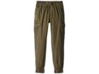 7 For All Mankind Kids Cargo Canvas Jogger Pants (big Kids) (olive) Boy's Casual Pants