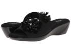 Walking Cradles Cuddle (black Micro/patent) Women's Slide Shoes