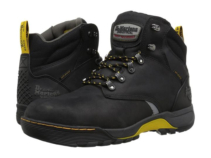 Dr. Martens Work Ridge St (black Connection Waterproof) Men's Boots