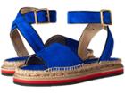Andre Assous Estrella (royal Blue Suede) Women's Sandals