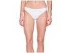Nike Ribbed Bikini Bottom (white) Women's Swimwear