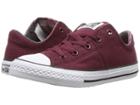Converse Kids Chuck Taylor(r) All Star(r) Madison Ox (little Kid/big Kid) (burgundy/burgundy/white) Girls Shoes