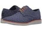 Toms Brogue (navy Textured Textile) Men's Lace Up Casual Shoes