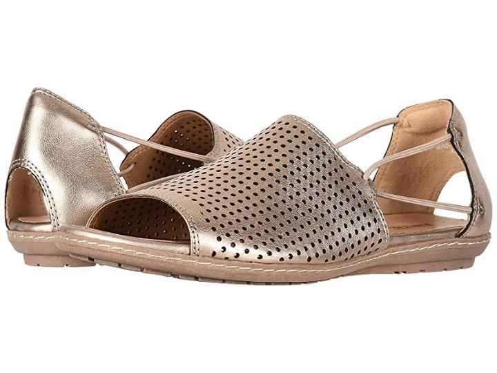 Earth Shelly (champagne Metallic Leather) Women's Shoes