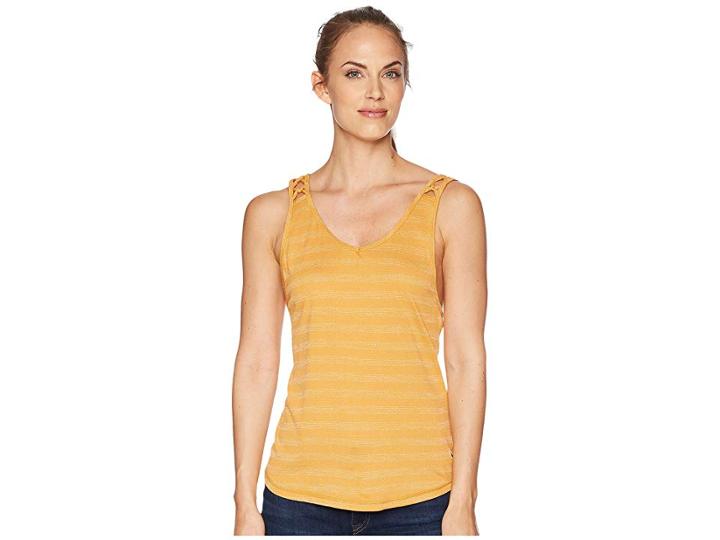 Prana Serene Tank Top (golden Barrel) Women's Sleeveless
