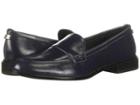 Calvin Klein Amaya (dark Navy Varnished Crackled) Women's Shoes