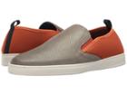 Parc City Boot Pier (grey Punched Leather/orange) Men's Shoes