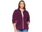 Columbia Plus Size Benton Springstm Full Zip (purple Dahlia/rosewater) Women's Coat