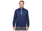 Callaway Heather Waffle-fleece 1/4 Zip Midlayer (blueprint Heather) Men's Clothing