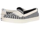 Cole Haan Pinch Weekender Luxe (nautical Stripe Canvas/ivory Leather/ivory) Women's Shoes