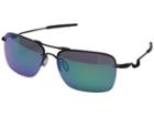 Oakley Tailback (satin Black/jade Iridium) Plastic Frame Fashion Sunglasses