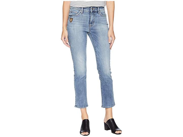Lauren Ralph Lauren Premier Straight Ankle Jeans (light Authentic Wash) Women's Jeans
