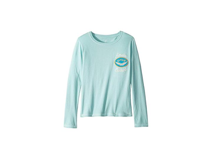 Peek Captain Tee (toddler/little Kids/big Kids) (aqua) Girl's T Shirt