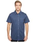 Columbia Lookout Pointtm Short Sleeve Knit Shirt (zinc) Men's Short Sleeve Button Up