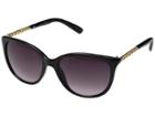 Steve Madden Victoria (black/smoke Gradient Lens) Fashion Sunglasses