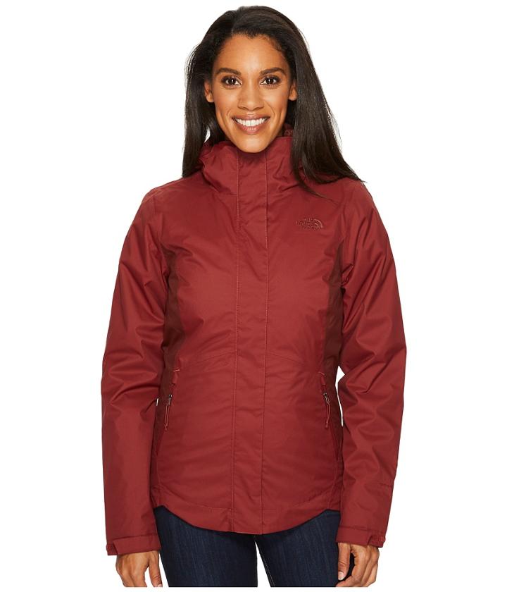 The North Face Mossbud Swirl Triclimate(r) Jacket (barolo Red/sequoia Red) Women's Coat