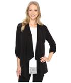 Calvin Klein Open Flyaway Soft Jacket (black) Women's Coat