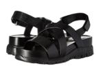 Cole Haan Zerogrand Crisscross Sandal (bds) (black Leather/black) Women's Shoes