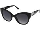 Guess Gu7596 (black Front/grey Gradient/light Flash Lens) Fashion Sunglasses