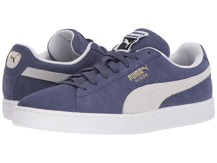 Puma Suede Classic (blue Indigo/puma White) Men's Shoes